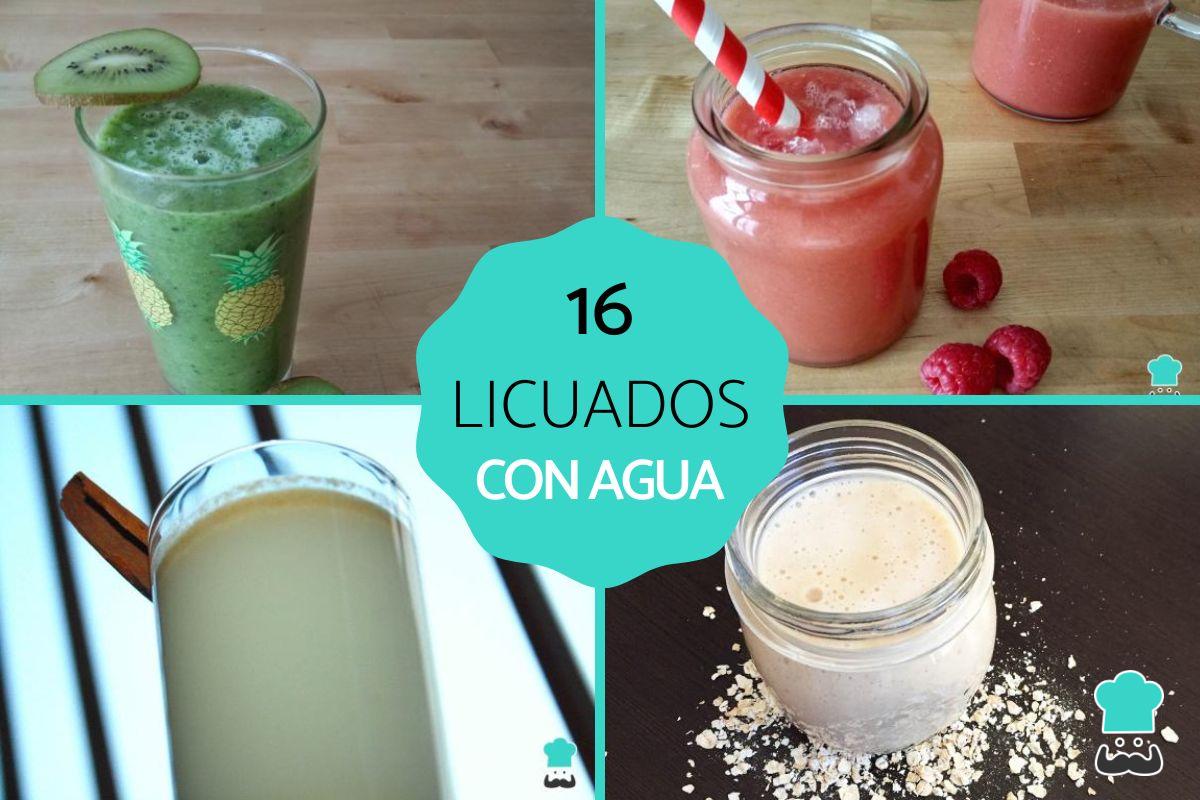 Licuados con agua