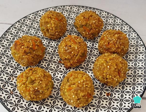 Receta de Albóndigas de brócoli y quinoa - Paso 7