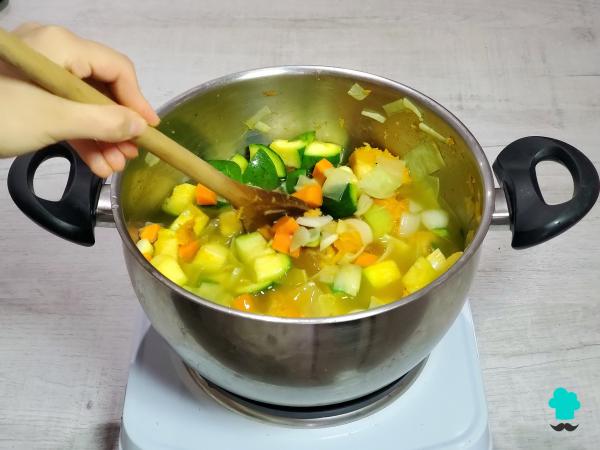 Receta de Crema de calabaza y calabacín: un plato fácil, suave y sabroso de temporada - Paso 6
