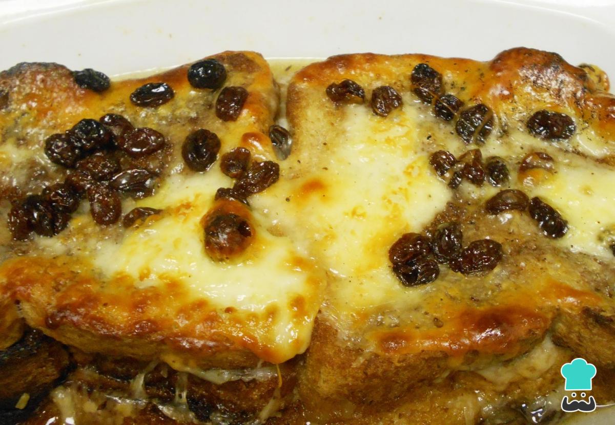 Receta de Capirotada mexicana al horno