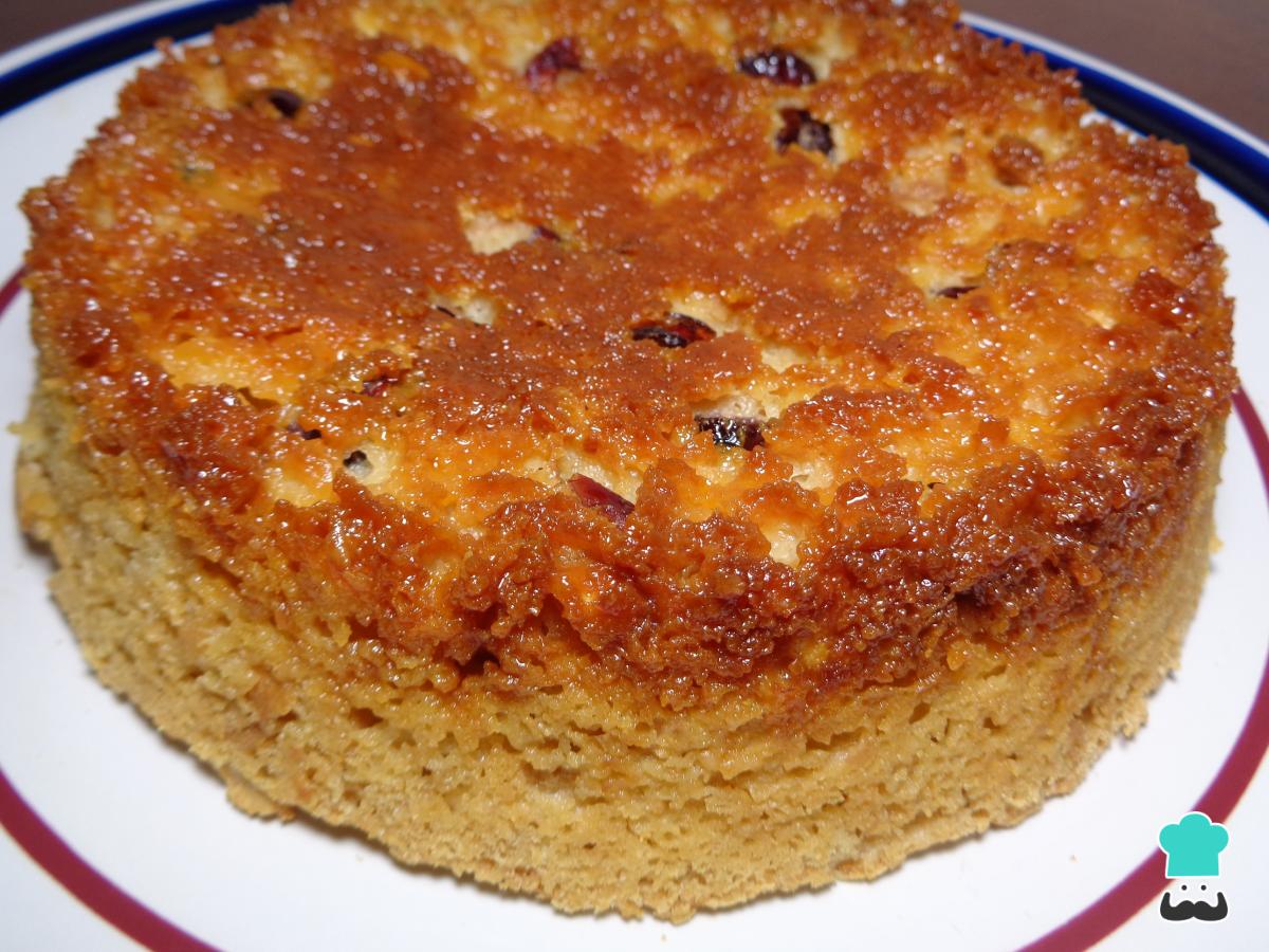 Receta de Budín de pan sin huevo al horno