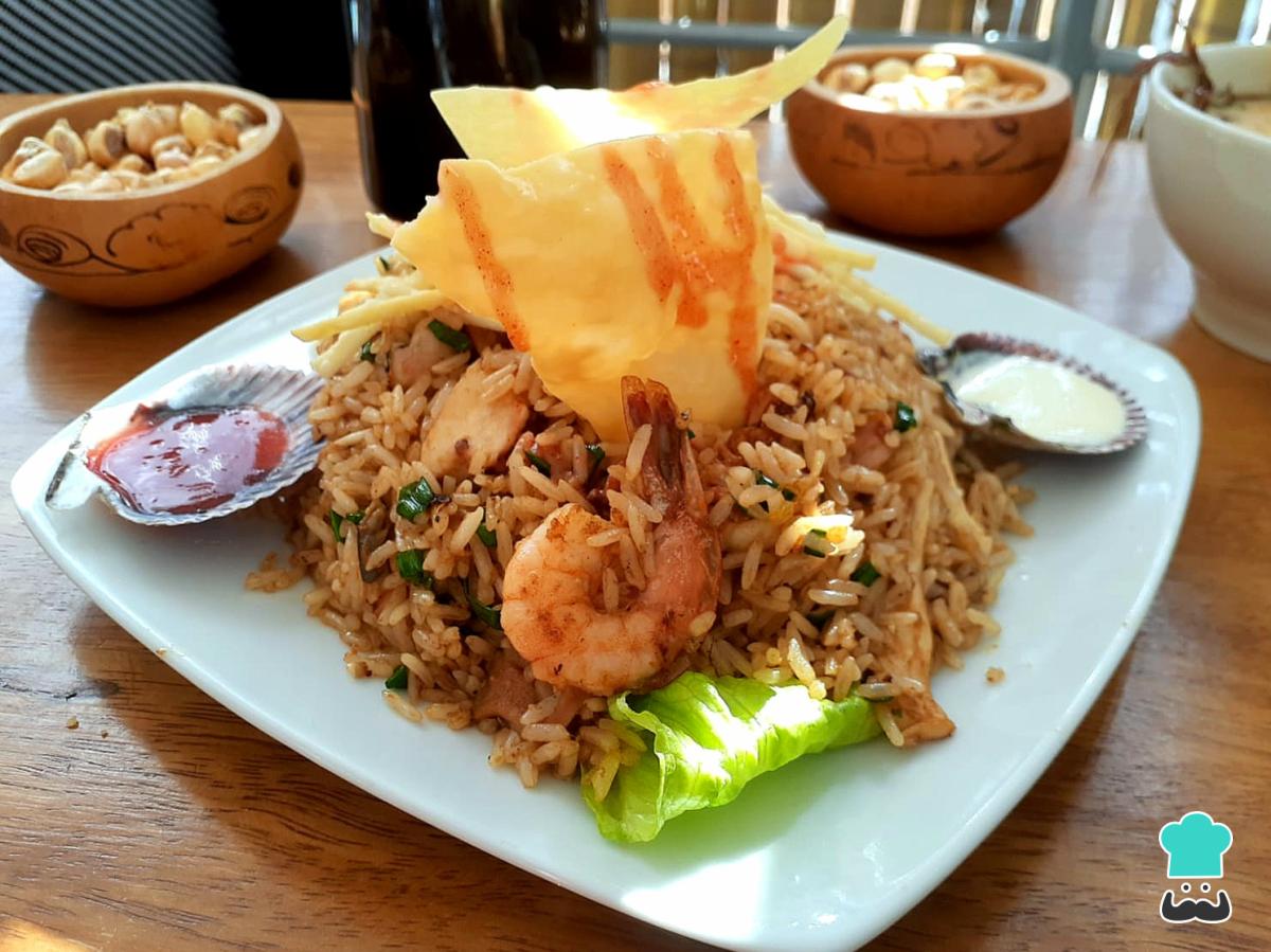 Receta de Chaufa de mariscos