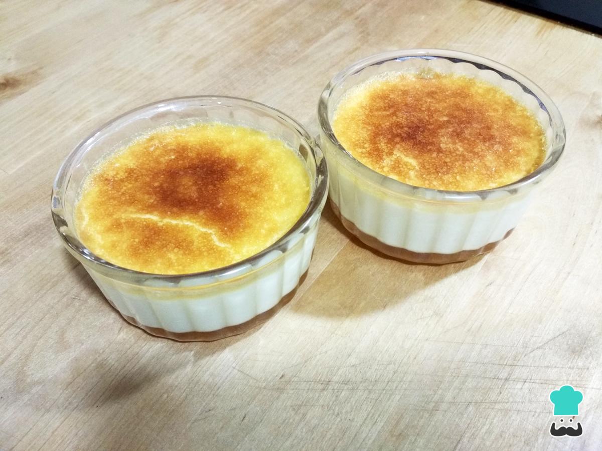 Receta de Flan de queso mascarpone