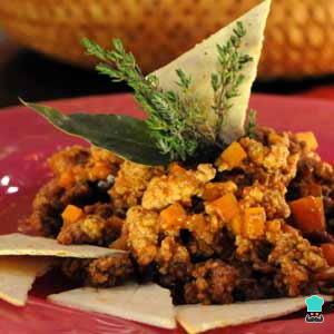 Receta de Picadillo al chipotle