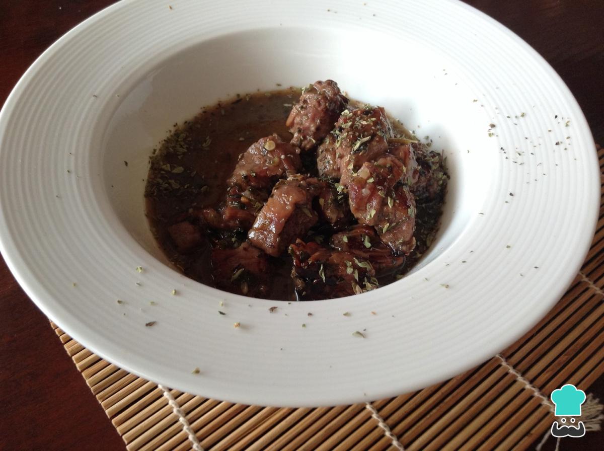 Receta de Lomo de res a la cerveza