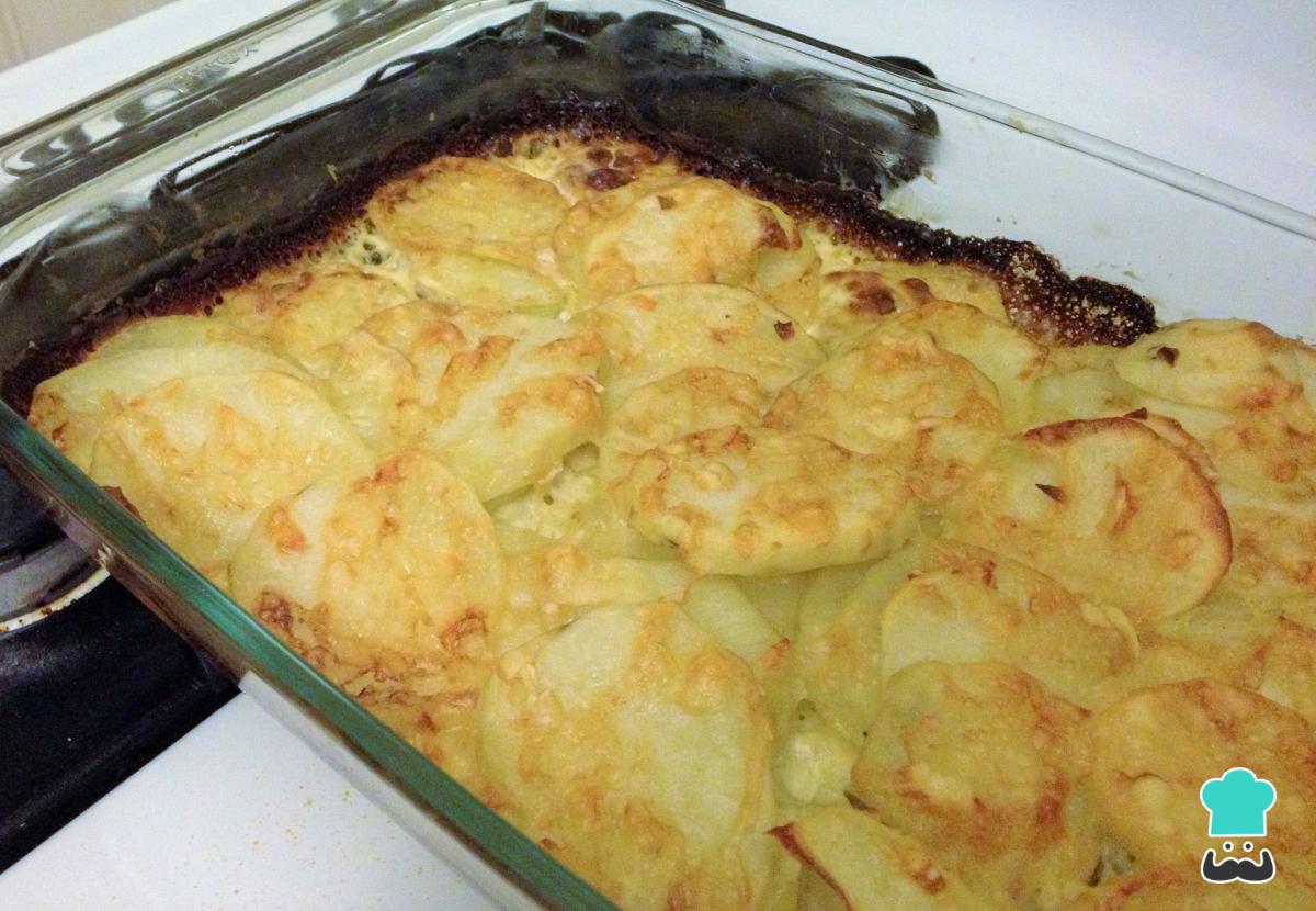 Receta de Papas a la crema