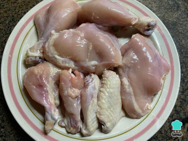 Receta de Pollo al ajillo receta de la abuela - Paso 2