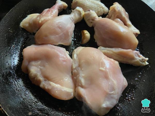 Receta de Pollo al ajillo receta de la abuela - Paso 3