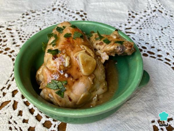 Receta de Pollo al ajillo receta de la abuela - Paso 8