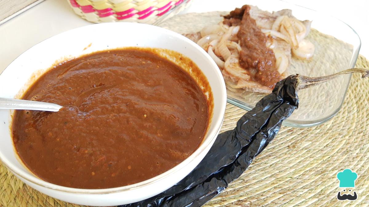 Receta de Salsa de chile pasilla