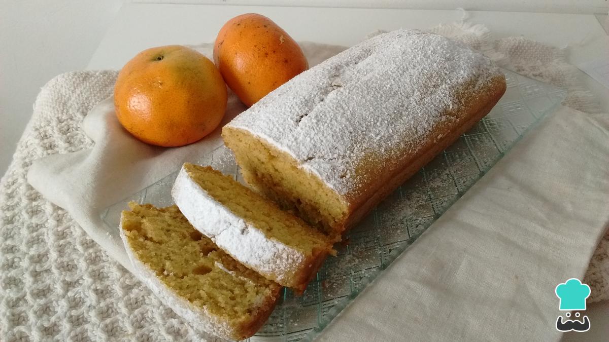 Receta de Budín de mandarina vegano