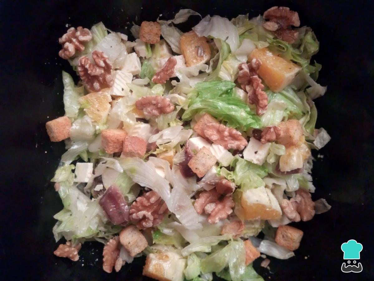 Receta de Ensalada de naranja y nueces