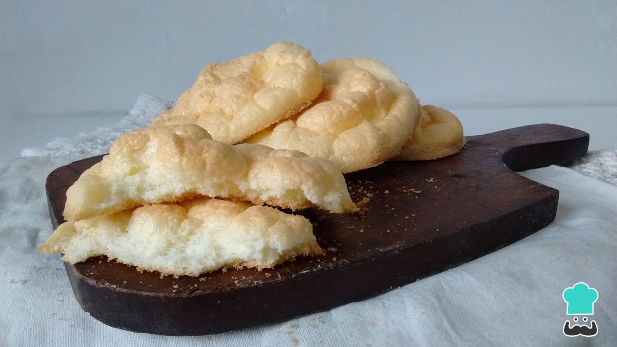 Receta de Pan nube sin queso crema