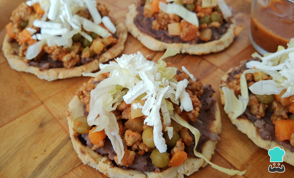 Receta de Sopes de picadillo