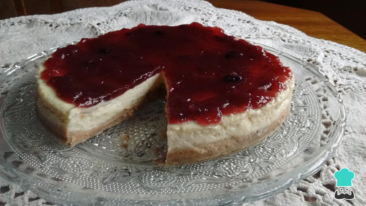 Receta de Tarta de queso sin nata al horno