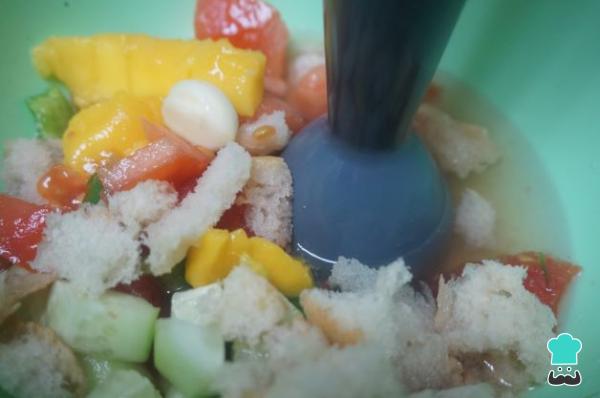 Receta de Gazpacho de mango - Paso 5