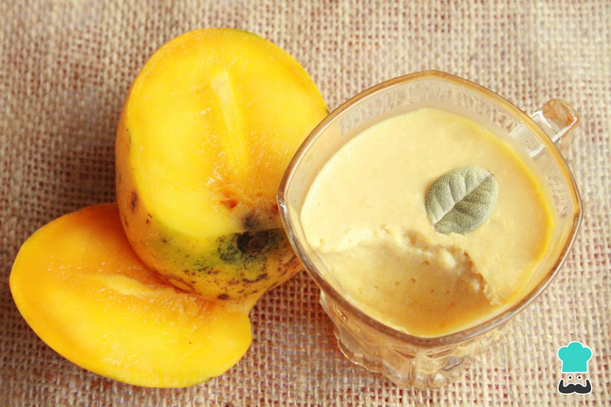 Receta de Mousse de mango sin huevo
