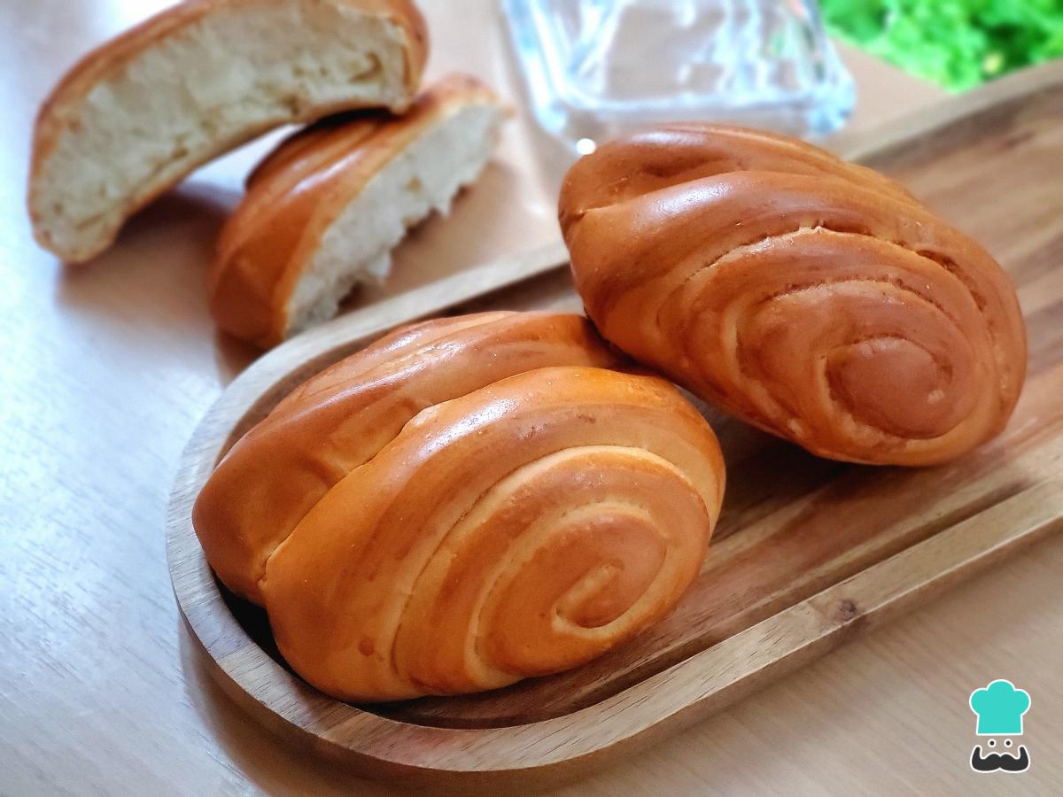 Receta de Pan caracol