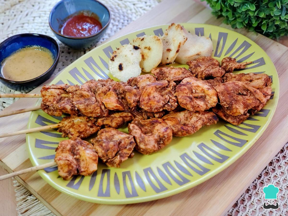 Receta de Anticuchos de pollo