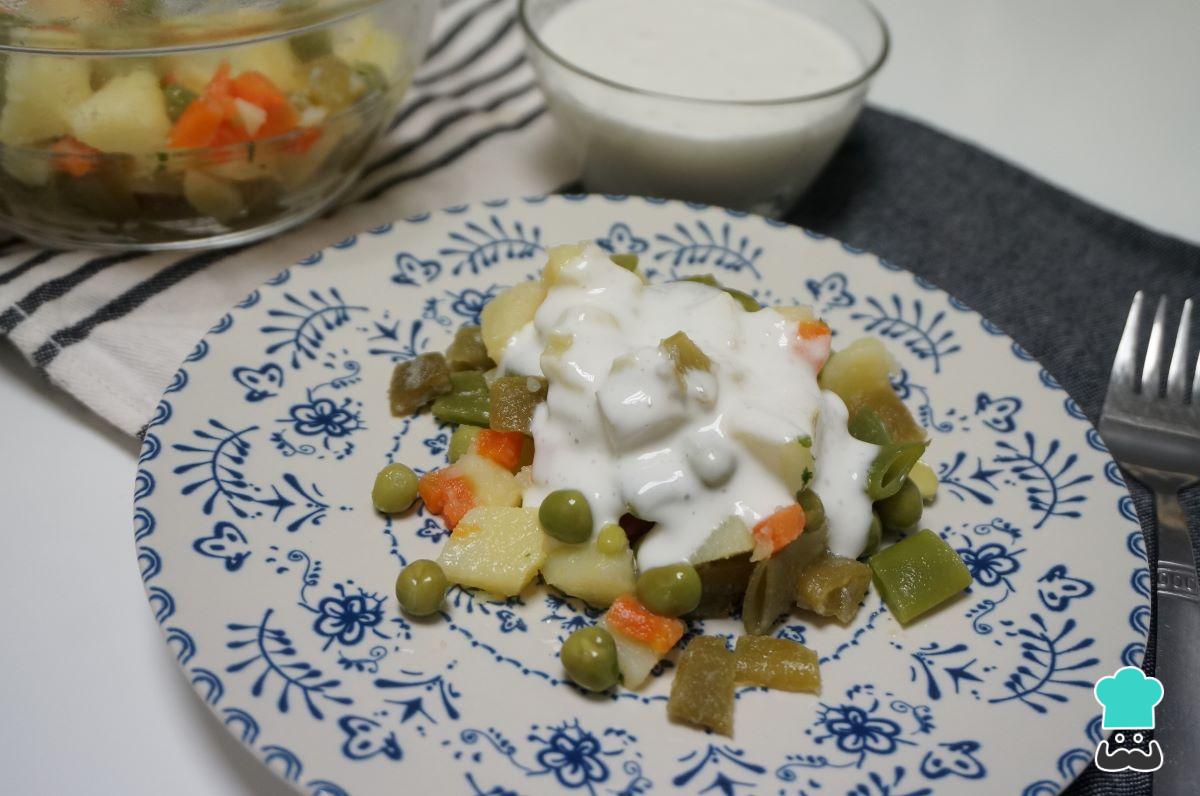 Receta de Ensaladilla vegana