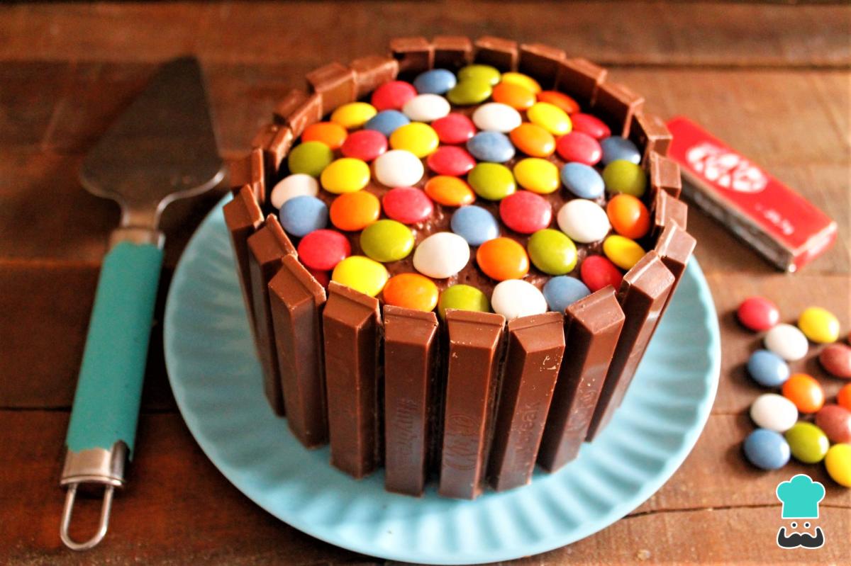 Receta de Tarta de Kit Kat