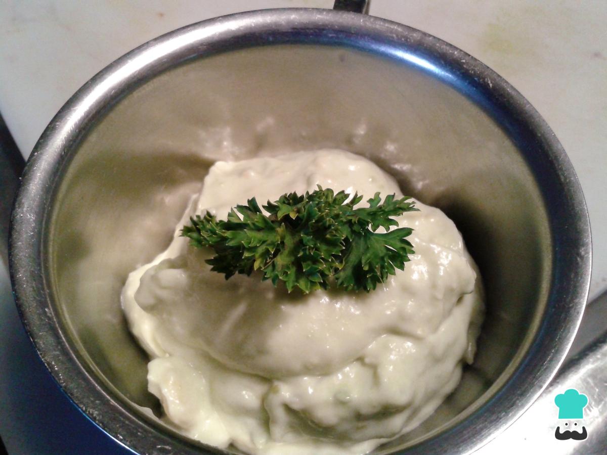 Receta de Mayonesa de aguacate y ajo