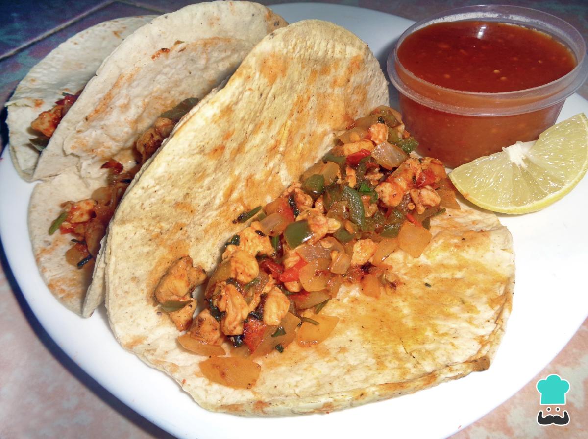 Receta de Tacos de pollo mexicanos
