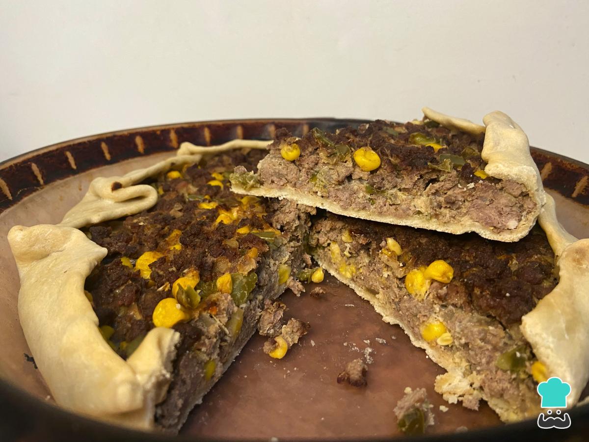 Receta de Tarta de carne y choclo