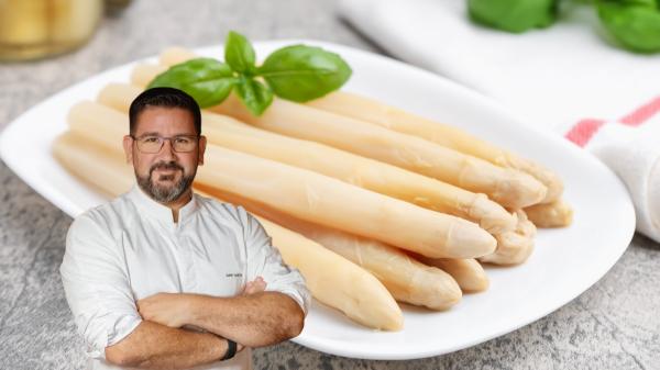 Dani García, cocinero: “Los espárragos blancos de bote mejoran si los pasas por el airfryer y les añades jamón y parmesano”