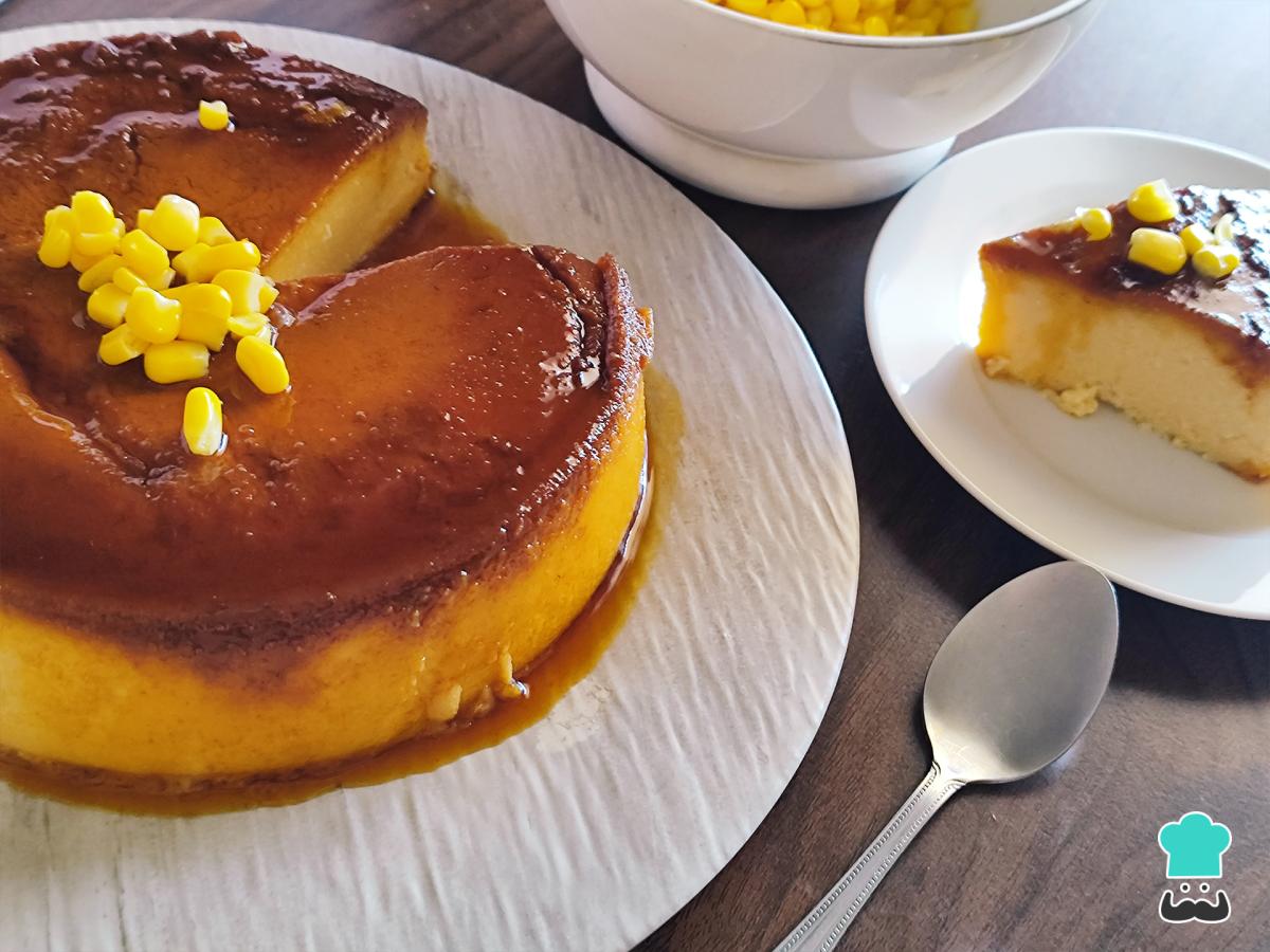 Receta de Flan de elote en licuadora