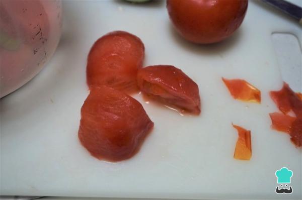 Receta de Gazpacho de sandía - Paso 2
