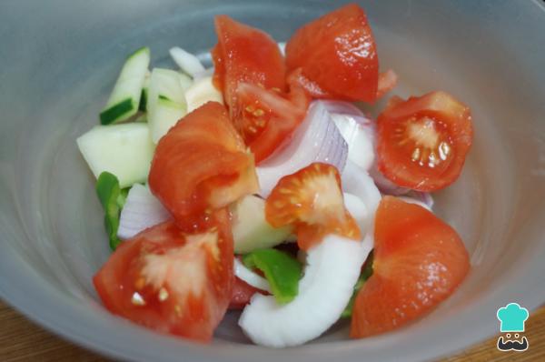Receta de Gazpacho de sandía - Paso 3