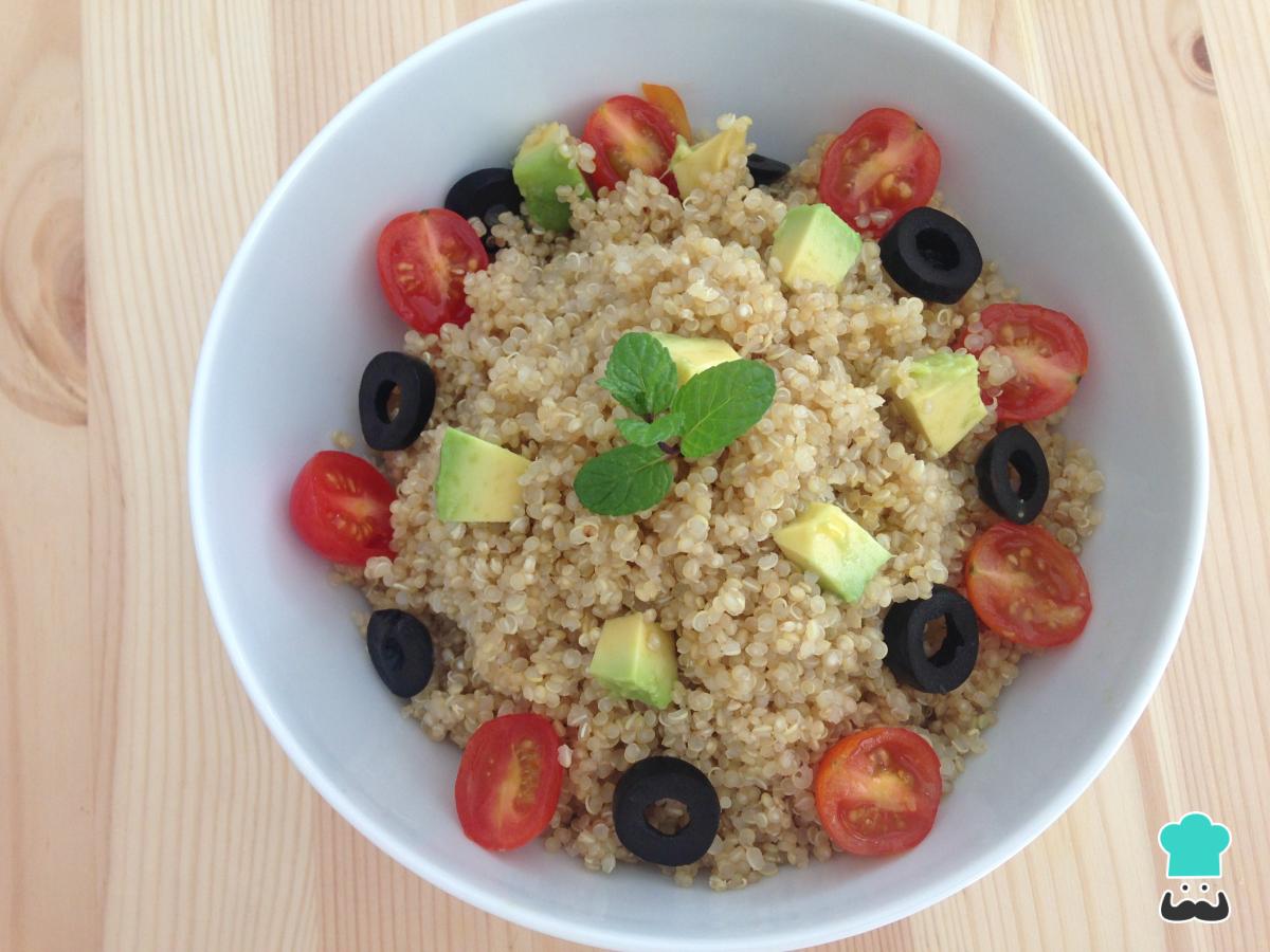 Receta de Ensalada de quinoa y aguacate
