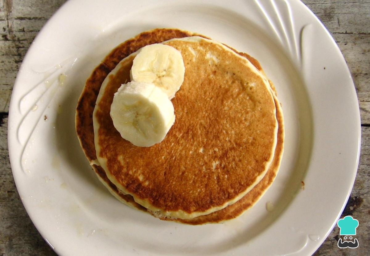 Receta de Panquecas de plátano