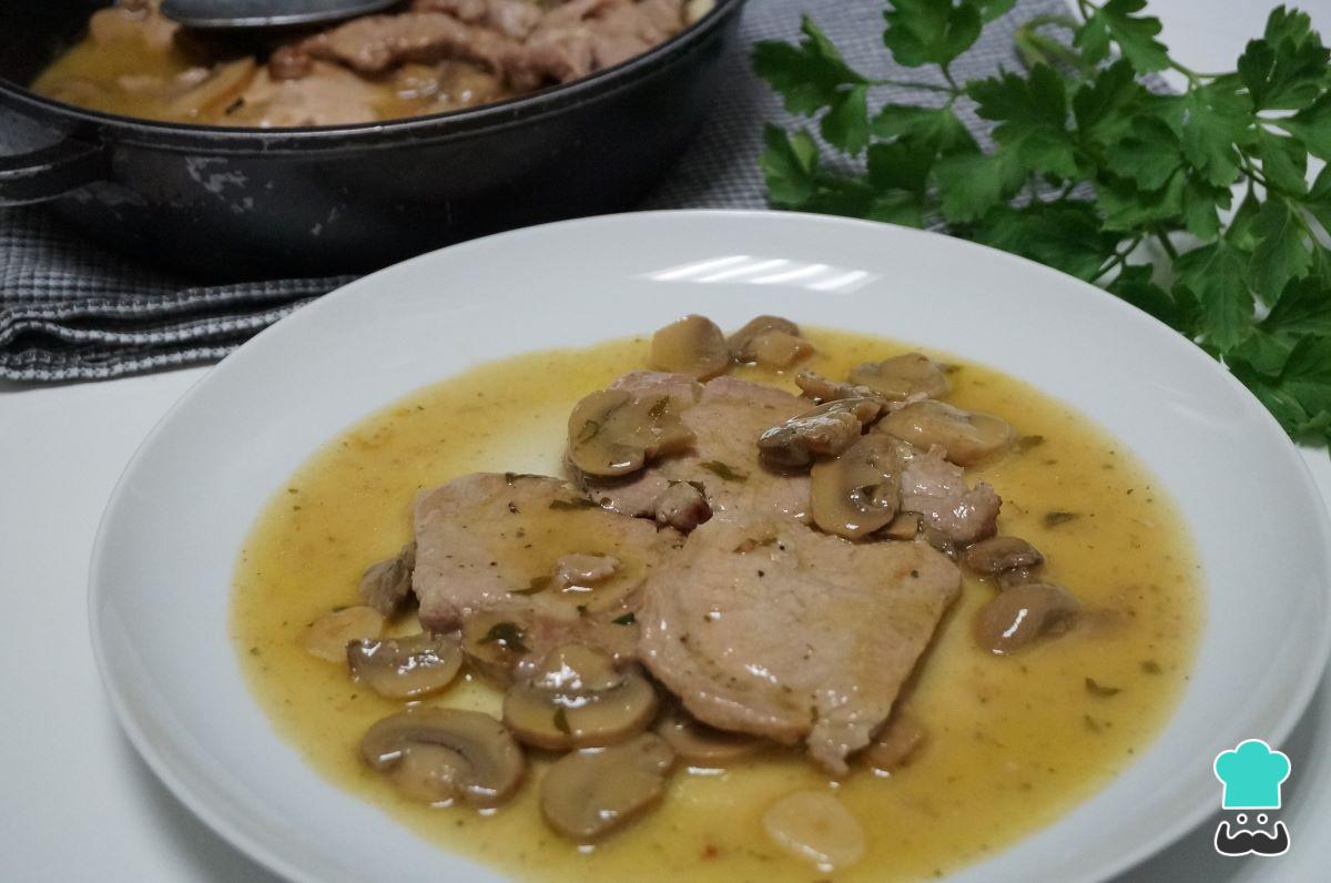 Receta de Lomo en salsa de la abuela