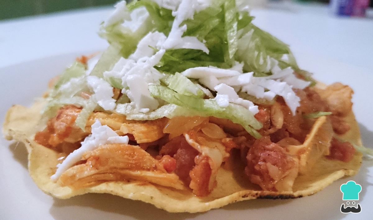 Receta de Tinga de pollo con chipotle
