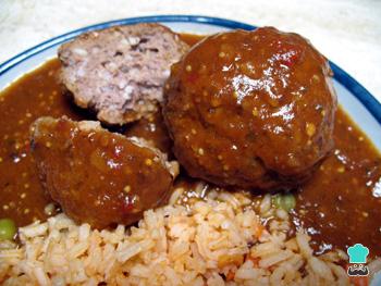 Receta de Aguiat  de pilotes (Guisado de albóndigas)