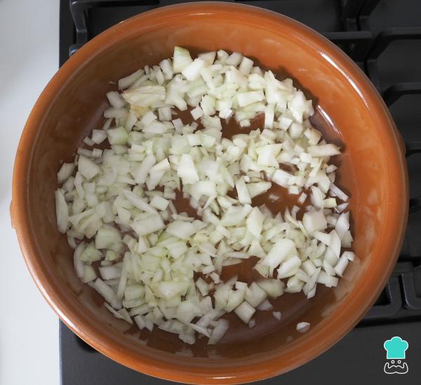 Receta de Bacalao con algas - Paso 1