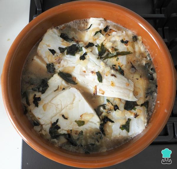 Receta de Bacalao con algas - Paso 3