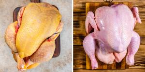 ¿Pollo con piel amarilla o piel blanca? Los nutricionistas explican cuál elegir y qué significa realmente su color
