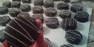 Alfajores cubiertos de chocolate