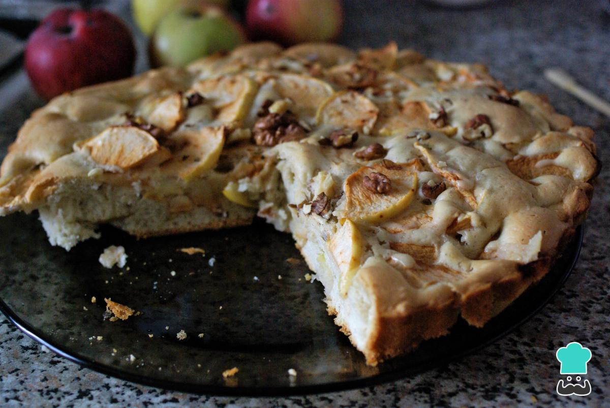 Receta de Torta de manzana húmeda fácil y rica