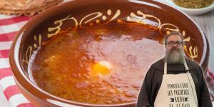 Fray Ángel, cocinero: “La sopa de ajo más rica no se hace con aceite, sino con 120 g de tocino y 3 yemas de huevo”