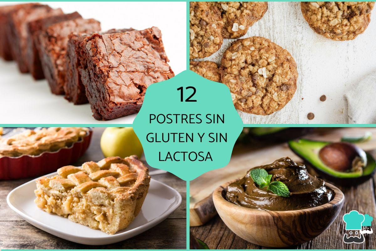 Postres sin gluten y sin lactosa fáciles