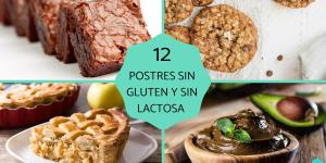 Postres sin gluten y sin lactosa fáciles