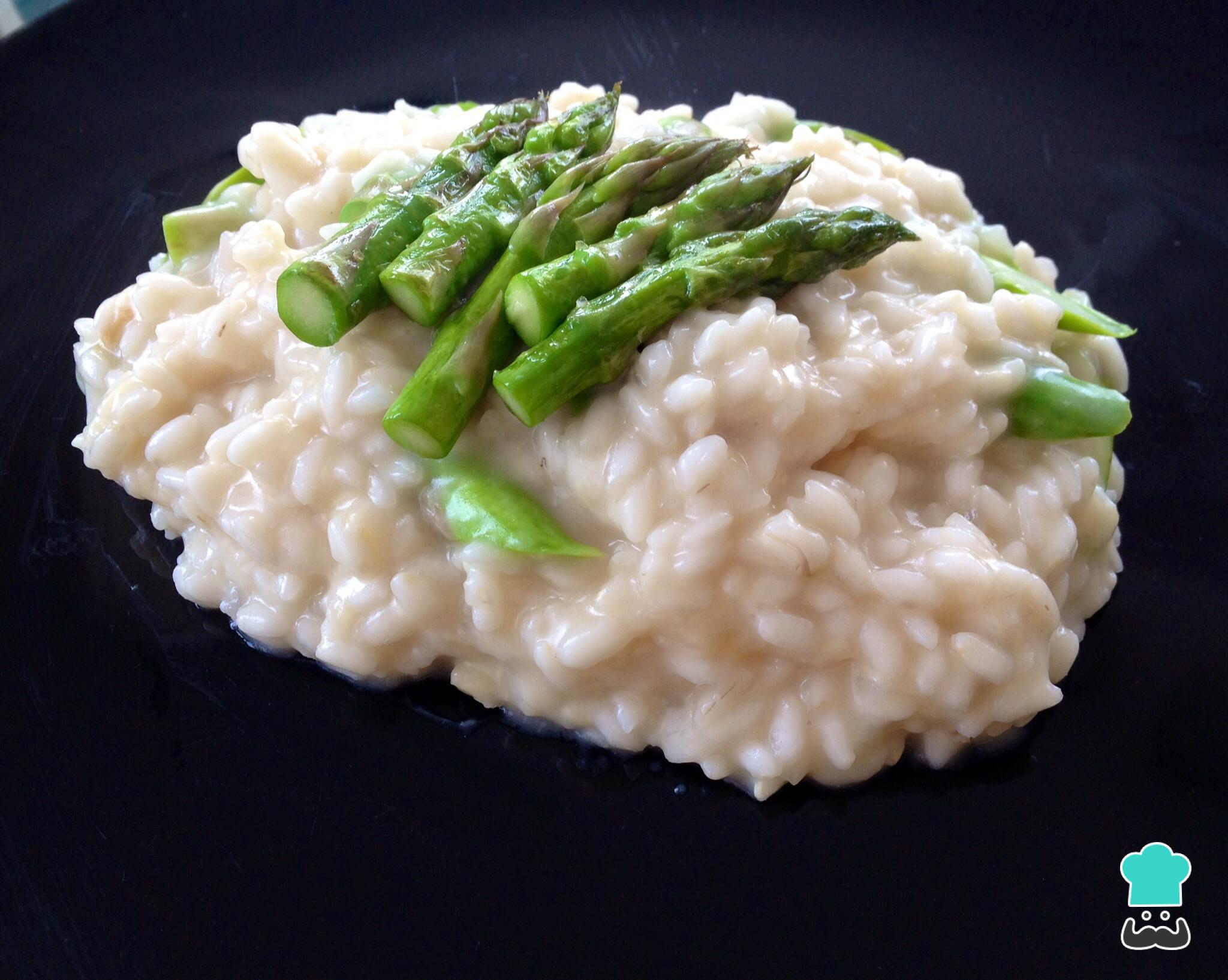 Risotto de espárragos