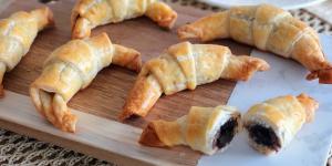 Receta de Croissants con masa de hojaldre