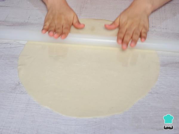 Receta de Croissants con masa de hojaldre - Paso 1