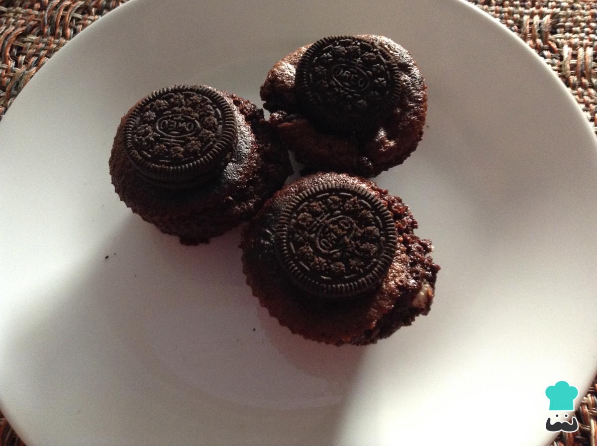 Receta de Brownies de oreo