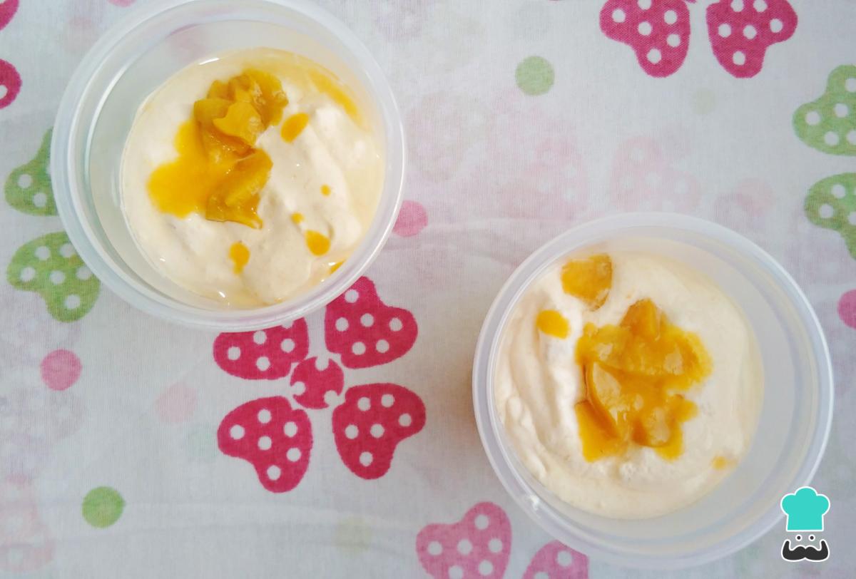 Receta de Mousse de melocotón